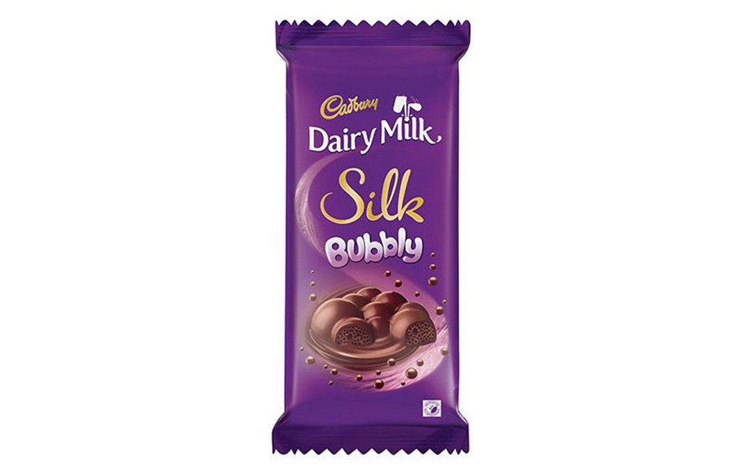 Cadbury Dairy Milk Silk Bubbly   Pack  120 grams